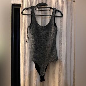 Zara Black and silver Bodysuit